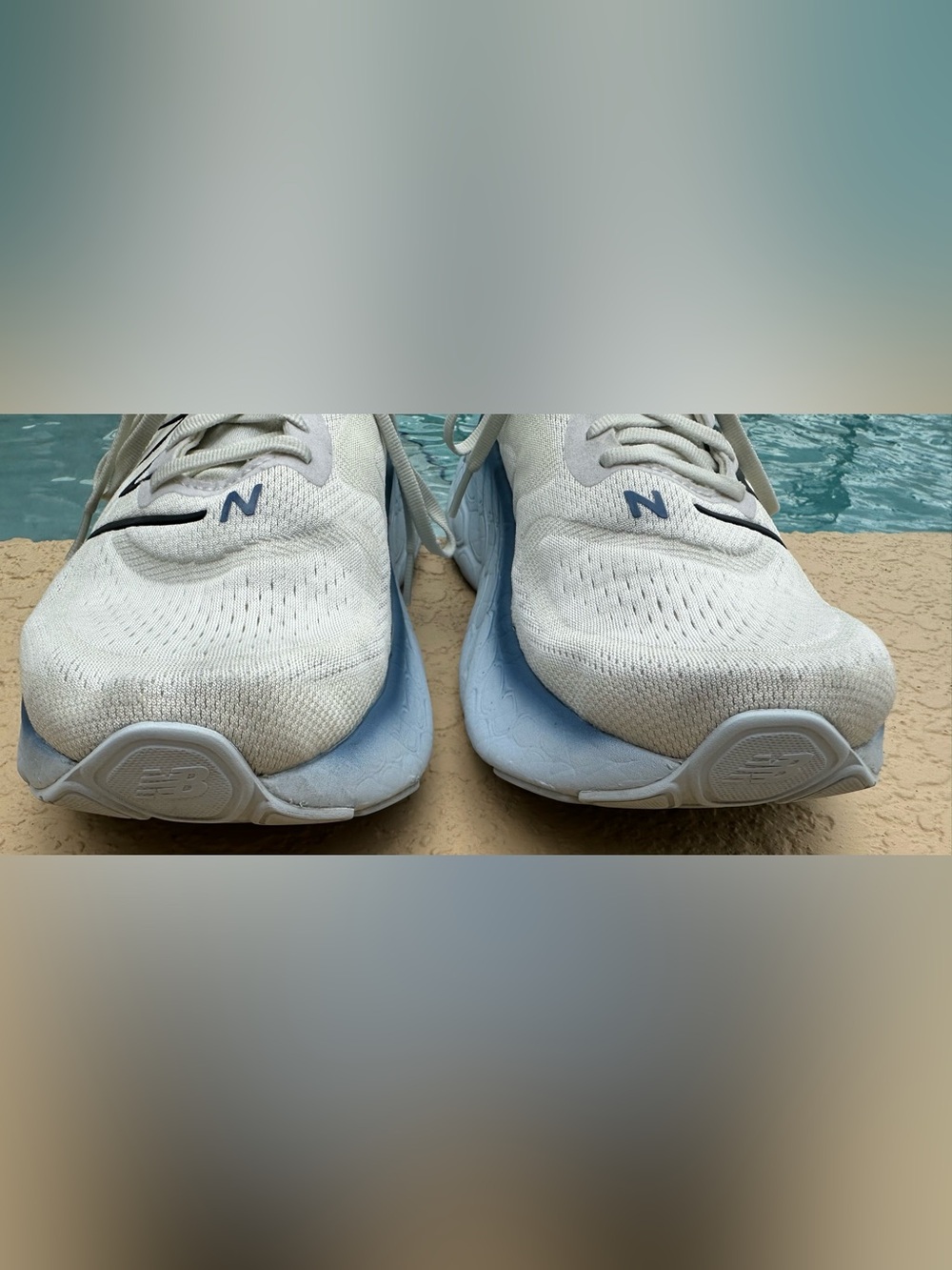 NEW BALANCE FRESH FOAM X MORE V4 ICE BLUE RUNNING SHOES MMORCU4 SIZE 11.5 - Picture 6 of 15
